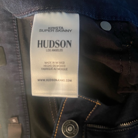 HUDSON Jeans Krista Requiem Super Skinny Jean Size 29 - Picture 11 of 12
